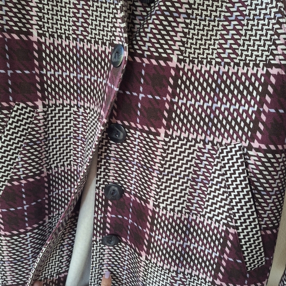 Cabi Sovereign Trench Coat Button Down Collared Mid Length Womens Size M - Picture 3 of 7